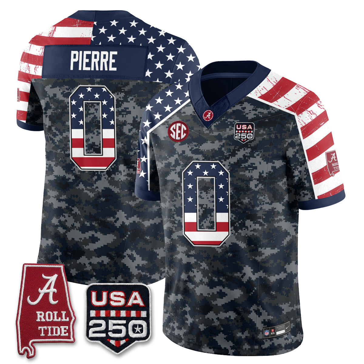 BAMA Camouflage Edition 2026 Vapor Limited Jersey - Stitched