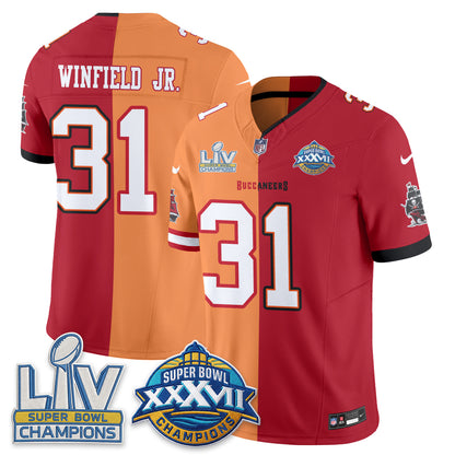 Tampa Bay Buccaneers S.Bowl Split Edition Vapor Jersey - Stitched