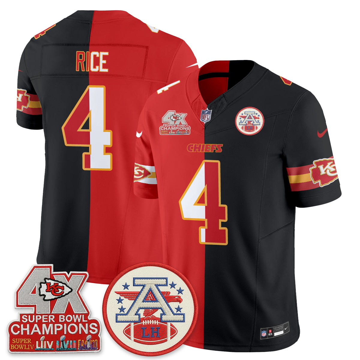 KC Split Edition Vapor Jersey - Stitched