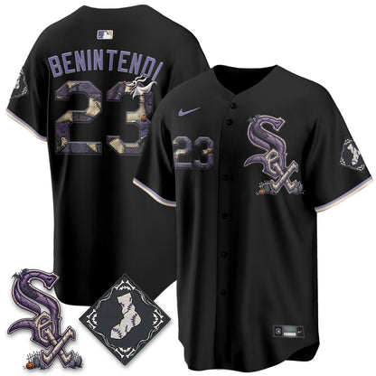 Chicago White Sox Nightmare Edition Vapor Jersey - Stitched