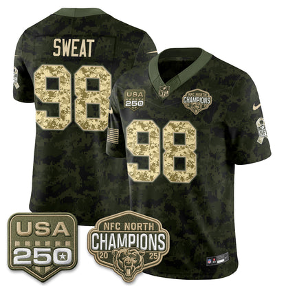 Chicago Bears 2026 Salute to Service Edition Vapor Jersey V2 - Stitched