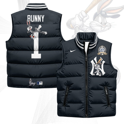 New York Yankees Edition Unisex Puffer Vest - Printed
