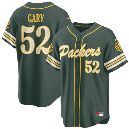 Green Bay Packers 2026 Rivalries Baseball Vapor Jersey - Stitched