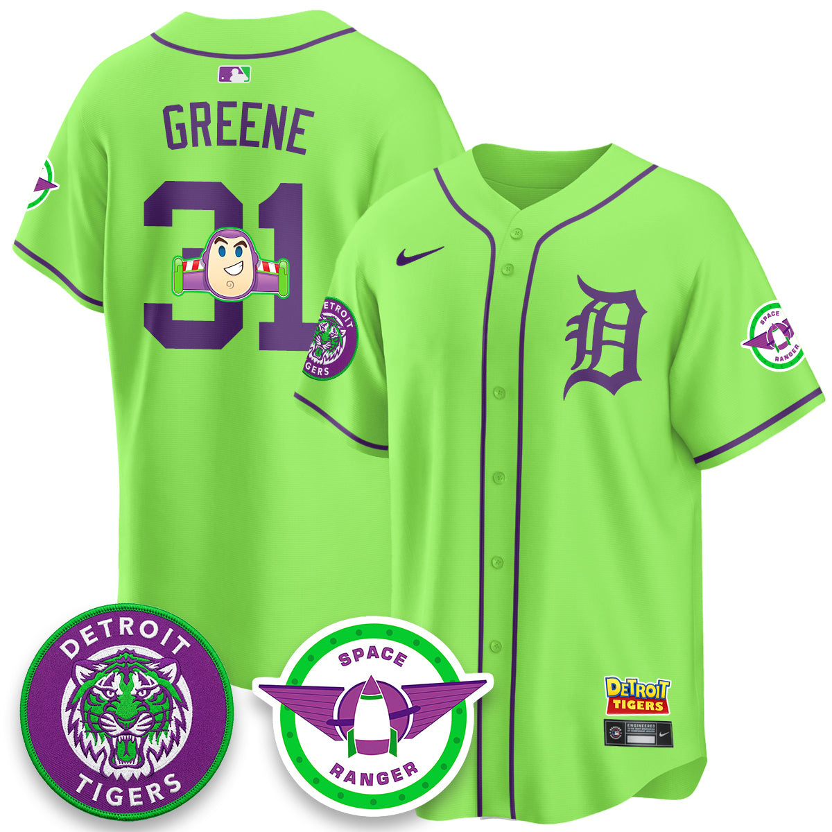 DET 2026 Space Ranger Edition Vapor Limited Jersey - Stitched