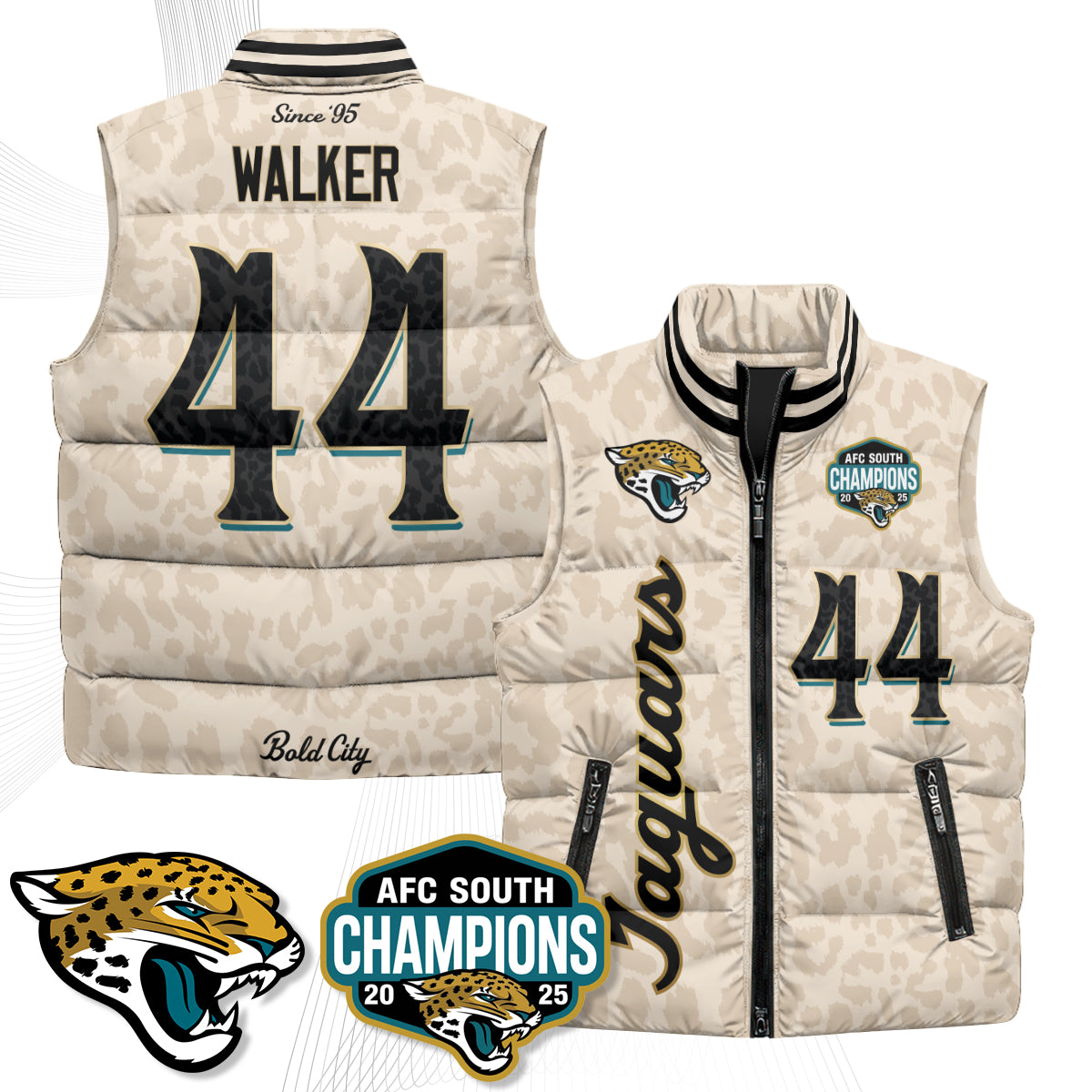 DET 2026 Rivalries Puffer Vest - Printed