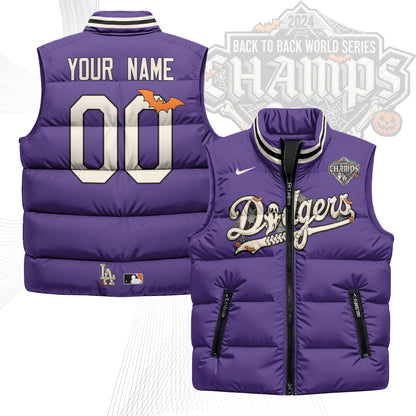 LAD Halloween 2026 Unisex Custom Puffer Vest - Printed