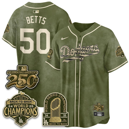 LAD New Era Olive 2026 Armed Forces Day Jersey -All Stitched V2