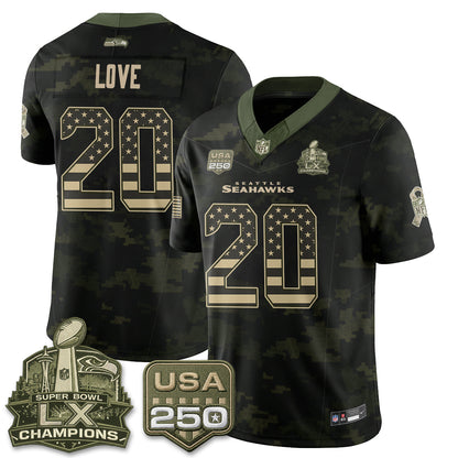SEA 2026 Salute to Service Edition Vapor Jersey - Stitched n5