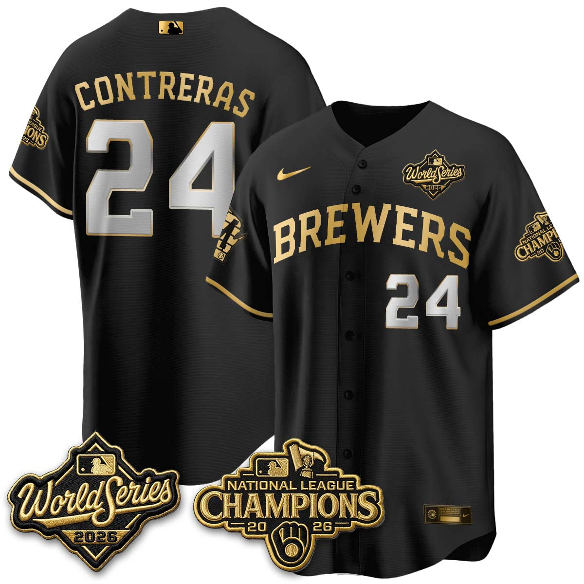 MIL 2026 NL Champions Vapor Jersey - Stitched n1