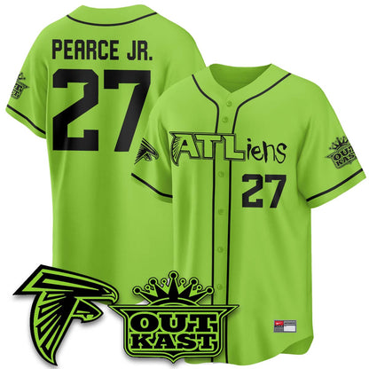 ATL 30th Anniversary ATLiens Baseball Vapor Jersey - Stitched