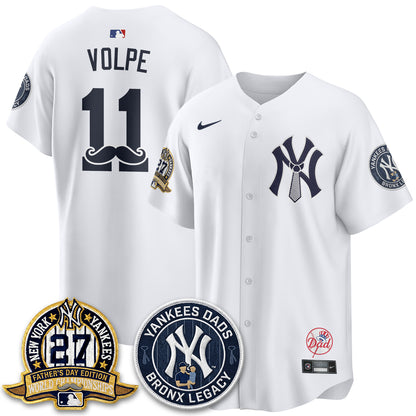 NYY Happy Father's Day 2026 Jersey - Stitched
