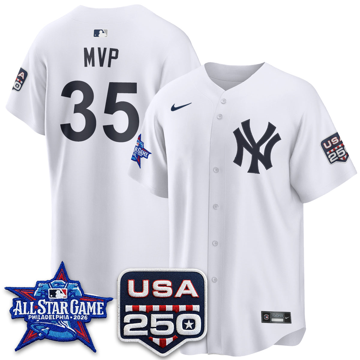 New York Yankees 2026 All Star MVP Edition Vapor Jersey - Stitched
