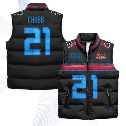 Houston Texans 2026 Rivalries Puffer Vest - Printed