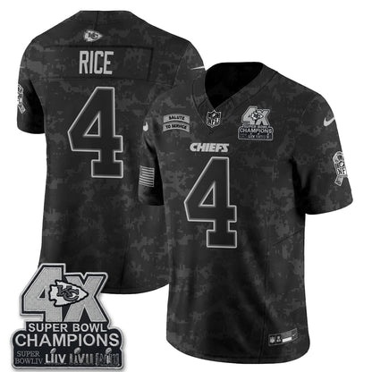 KC 2026 Salute to Service Vapor Jersey V2- Stitched