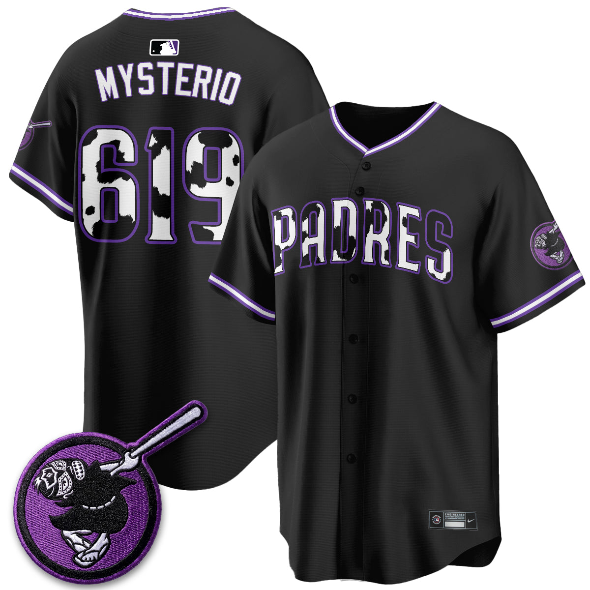 San Diego Padres x King of the Luchadores Vapor Jersey - Stitched