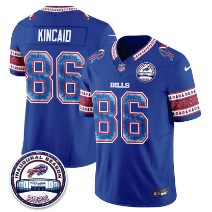 Buffalo Bills Xmas Edition Vapor Jersey - Stitched