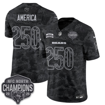 Chicago Bears 2026 Salute to Service V2 Vapor Jersey - Stitched