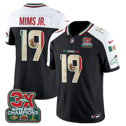 Denver Broncos Mexico Edition Vapor Jersey - Stitched