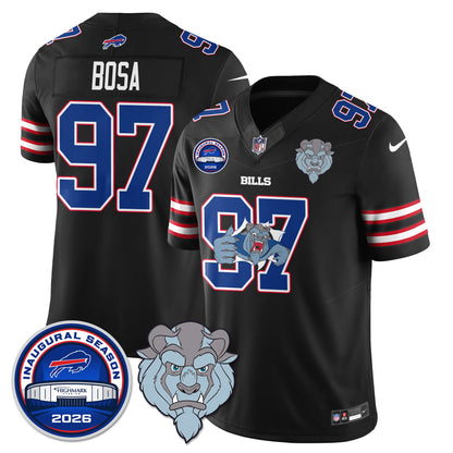 Buffalo Bills x Hairy Blue Beast Edition Vapor Jersey - Stitched