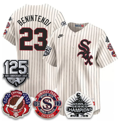 CWS 125th Anniversary - W.S Champions Edition Vapor Jersey - Stitched