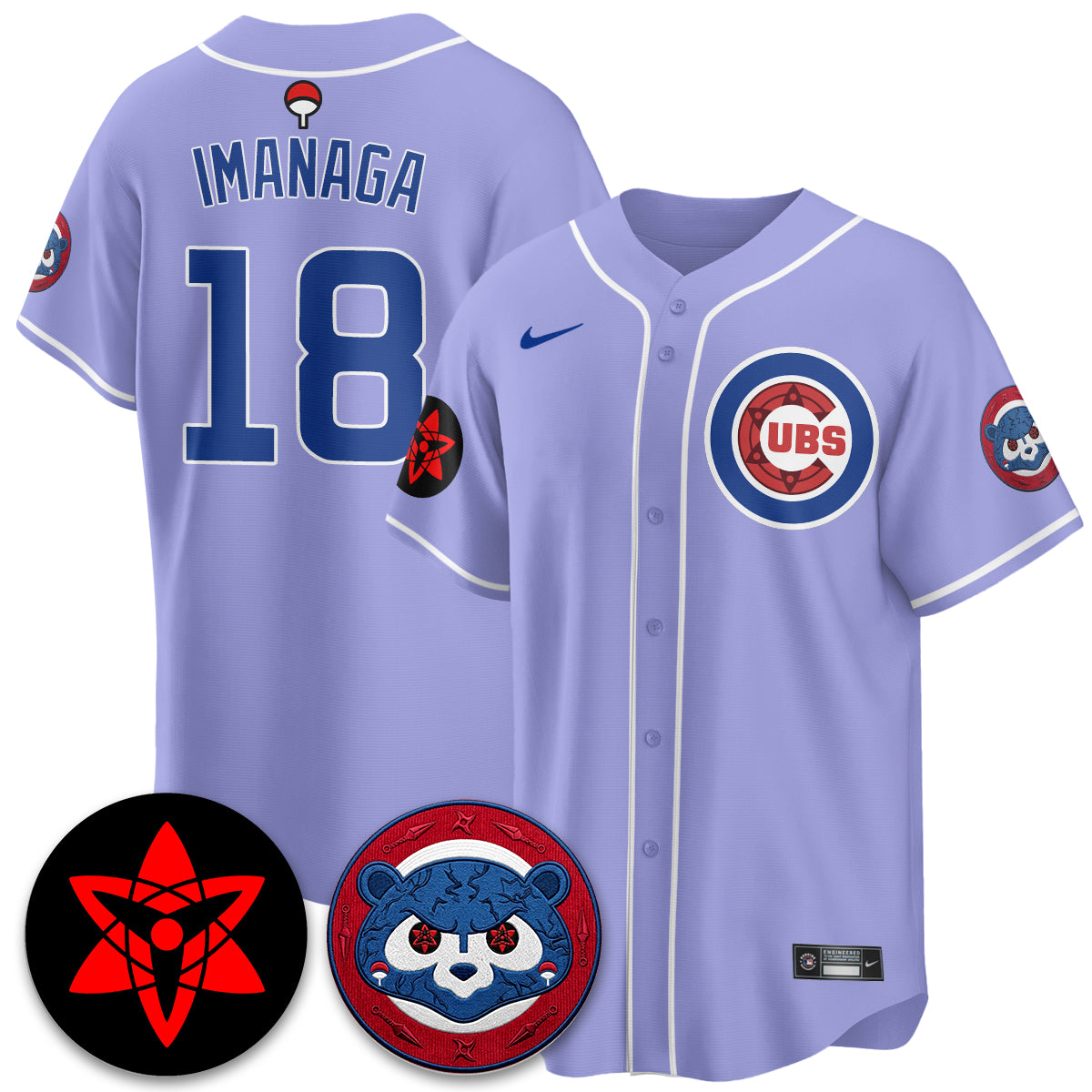 Chicago Cubs Uchiha Sasuke Vapor Limited Jersey - Stitched