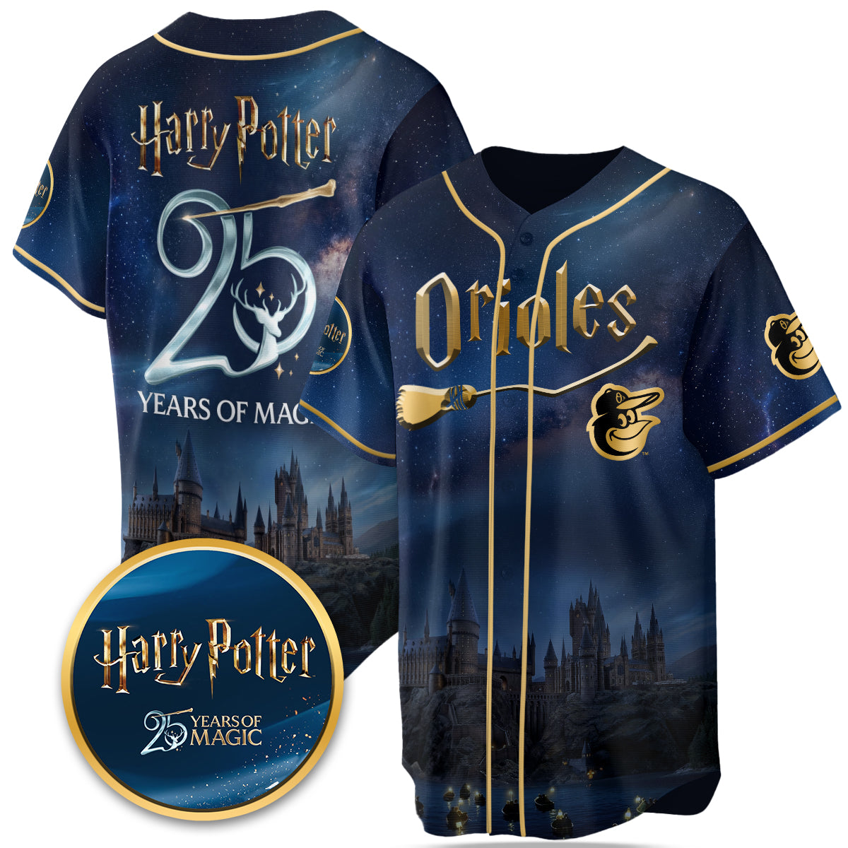 Baseball Team x HP 25 Years of Magic Limited Edition Jersey - Printed