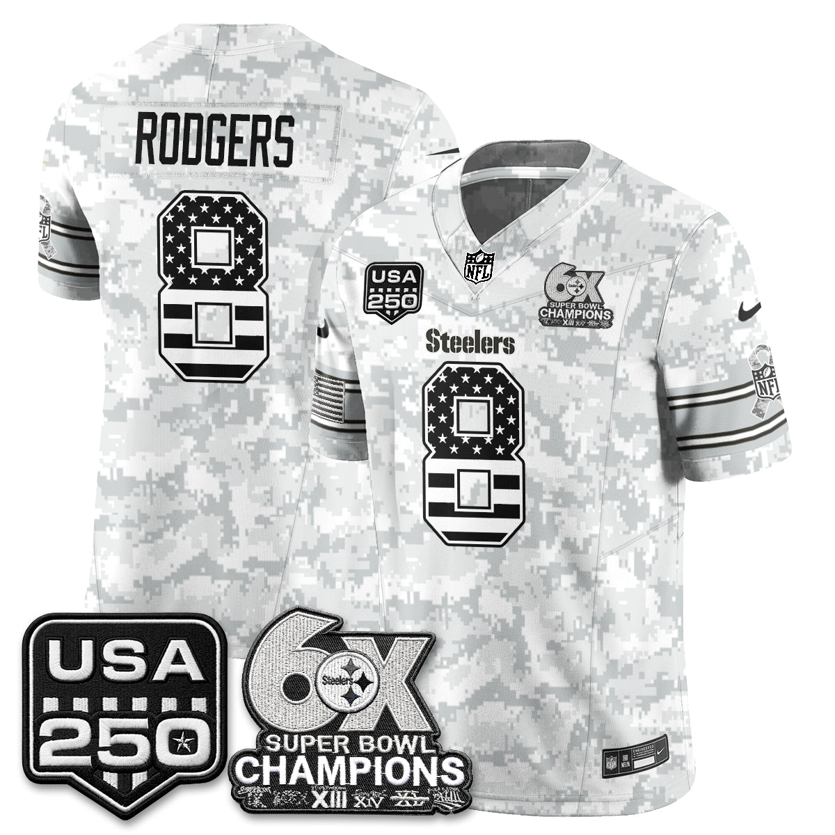 Pittsburgh Steelers 2026 Salute to Service Edition Vapor Jersey - Stitched