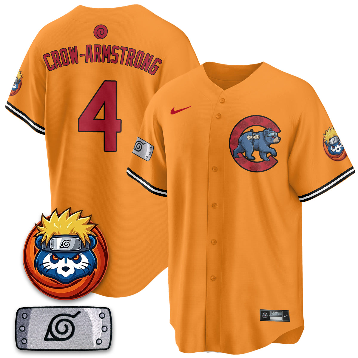 Chicago Cubs Naruto Akatsuki Vapor Limited Jersey V2- Stitched