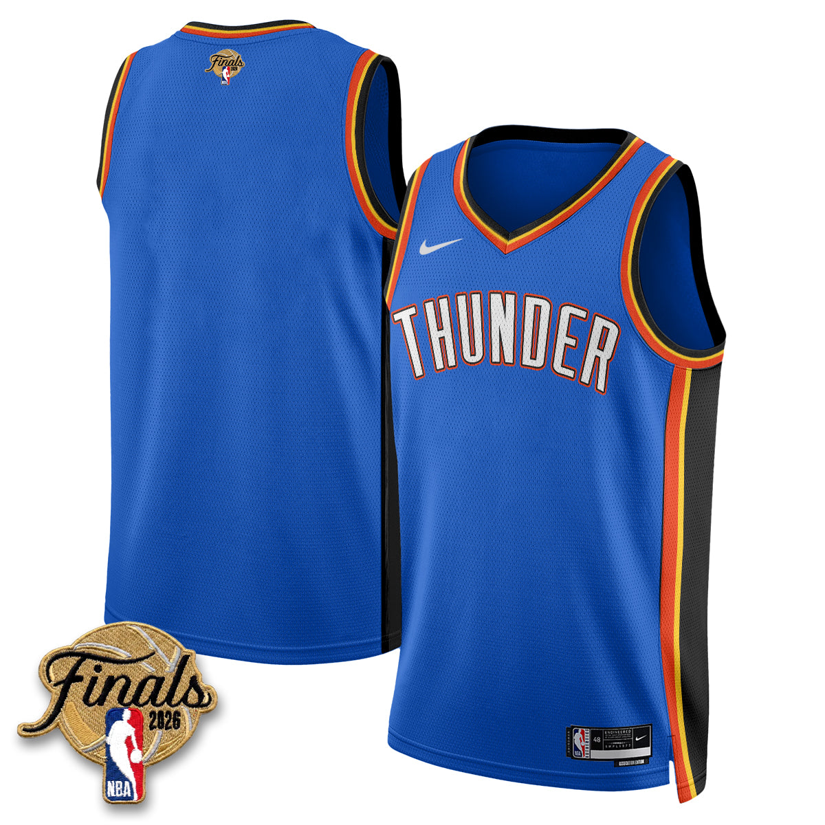 OKC 2026 NBA Western Conference Champions Vapor Jersey V2- Stitched