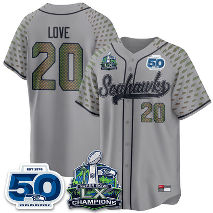 SEA SB LX Champs Vapor Baseball Jersey - Stitch