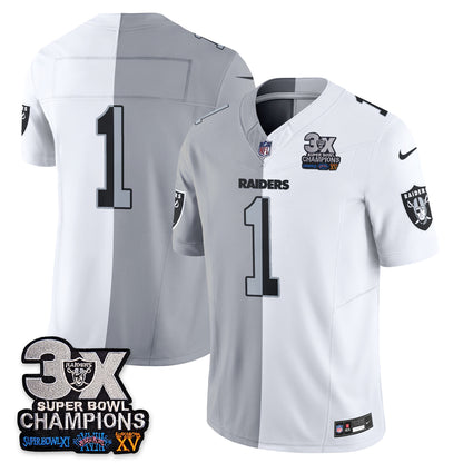 Las Vegas Raiders Split Edition Vapor Jersey - Stitched