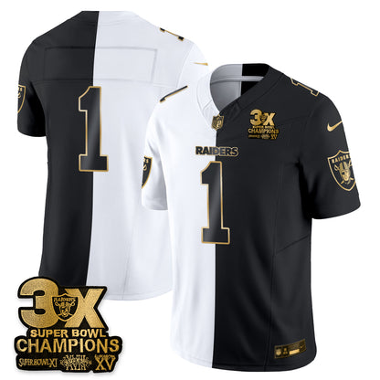 Las Vegas Raiders Split Edition Vapor Jersey - Stitched