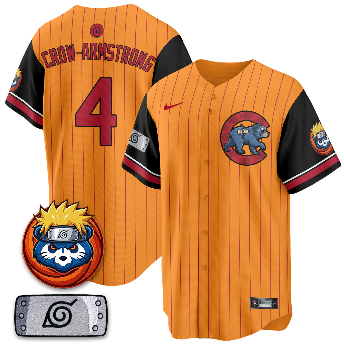 Chicago Cubs Naruto Akatsuki Vapor Limited Jersey V2- Stitched