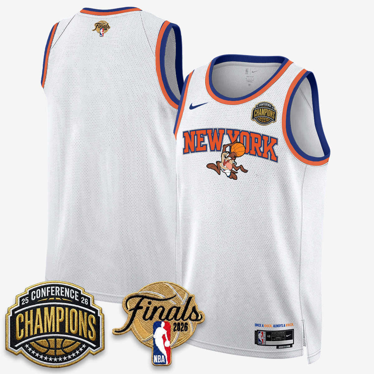 NYK 2026 NBA Eastern Conference Champions x Taz Vapor Jersey - Stitched