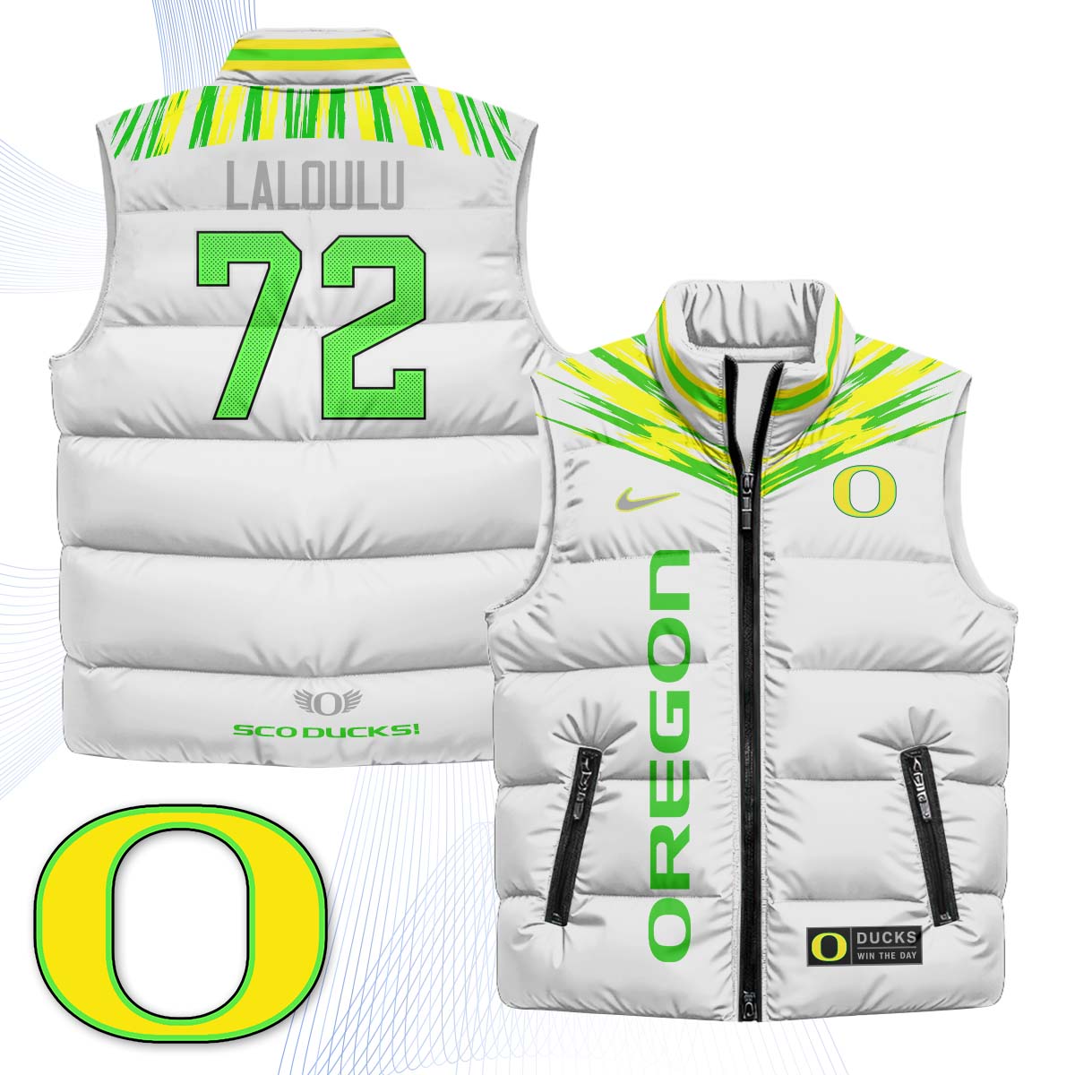 ORE "Origin of Speed" Puffer Vest - Printed