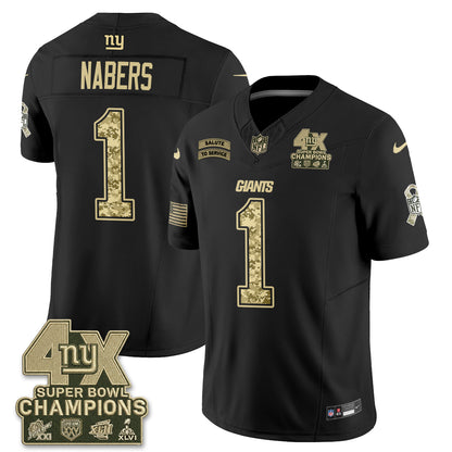 New York Giants 2026 Salute To Service V2 Vapor Jersey - Stitched