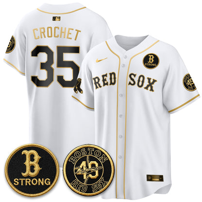 BOS Tim Wakefield Memorial Patch Vaper Premier Limited Jersey - All Stitched V2