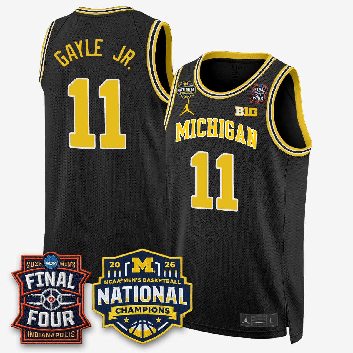 MICH 2026 NCAA Basketball Champions Limited Jersey - All Stitched