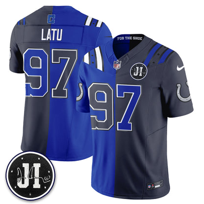 Indianapolis Colts 2026 Rivalries Split Vapor Jersey - Stitched