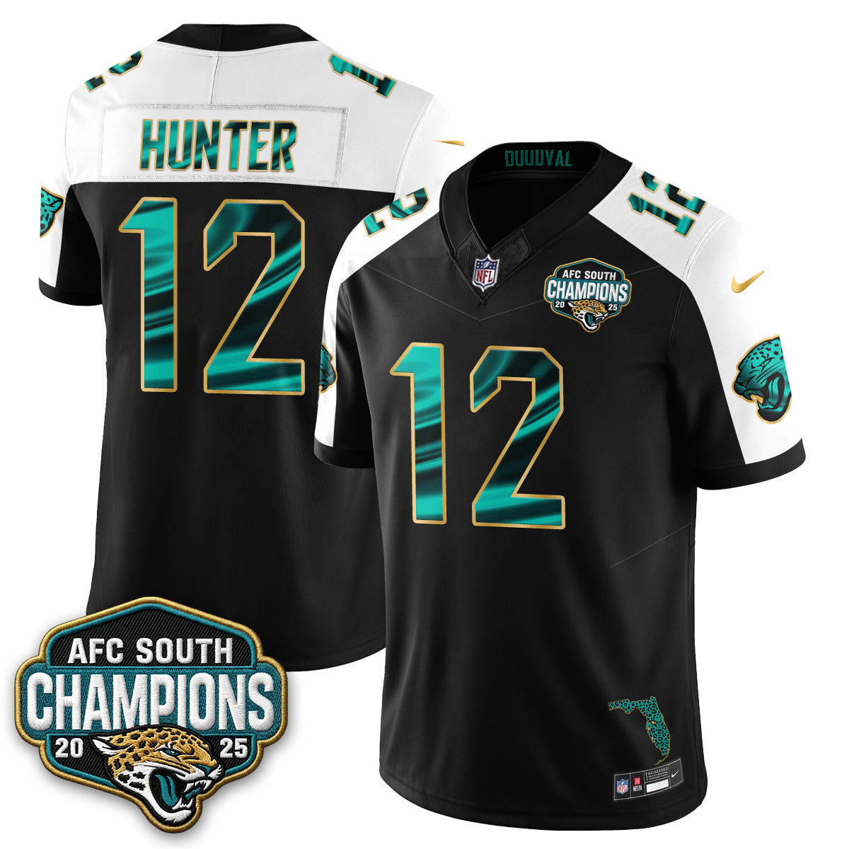 Jacksonville Jaguars Fangear Edition Vapor Jersey - Stitched