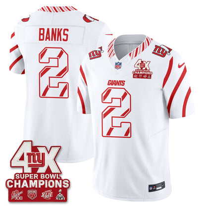 New York Giants  Xmas Edition Vapor Jersey - Stitched