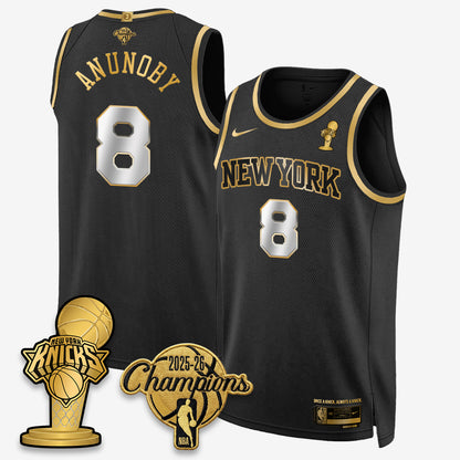 NYK 2026 NBA Champions Gold Edition Vapor Jersey - Stitched n3