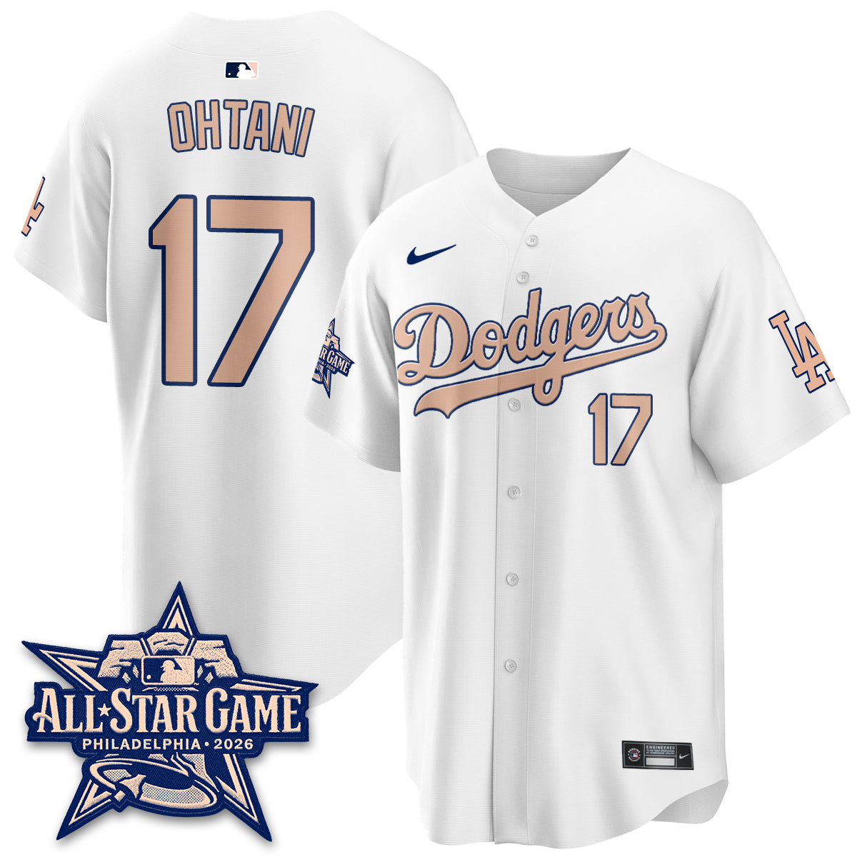 Los Angeles Dodgers All Star Game 2026 Vapor Jersey - Stitched