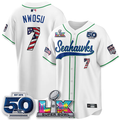 SEA SB LX Champs America Edition Vapor Baseball Jersey - Stitch