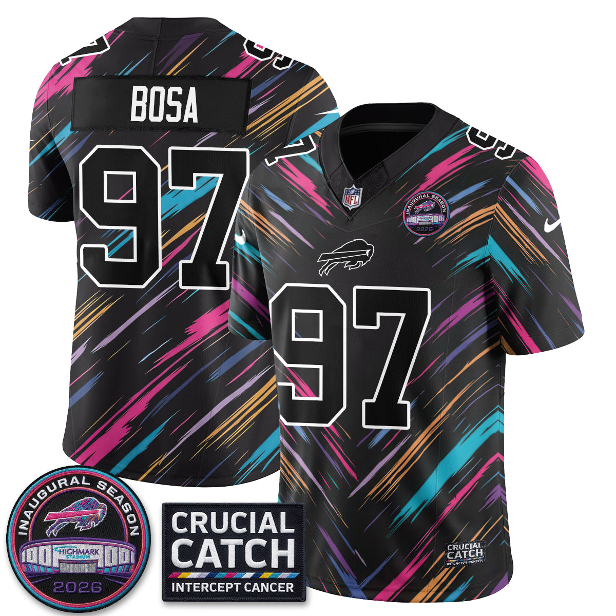 BUF Intercept Cancer 2026 Edition Jersey - Stitched