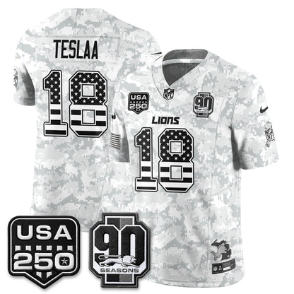 DET 2026 Salute to Service Vapor Jersey - Stitched