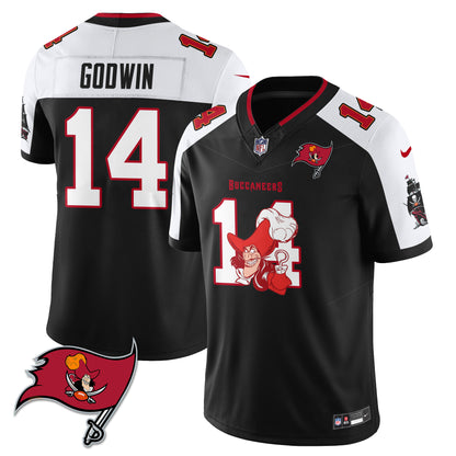 Tampa Bay Buccaneers x Red Coat Captain Edition Vapor Jersey - Stitched