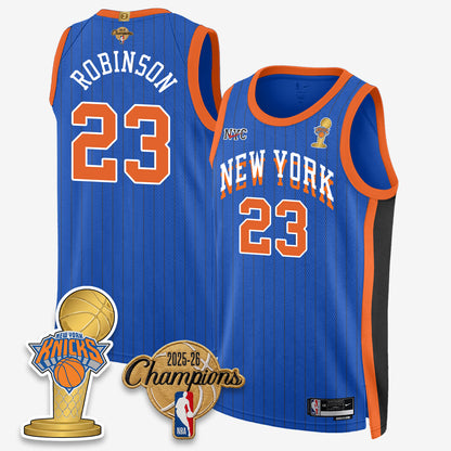 NYK 2026 NBA Champions Gold Edition Vapor Jersey - Stitched n3
