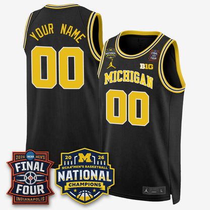 MICH 2026 NCAA Basketball Champions Limited Custom Jersey - All Stitched