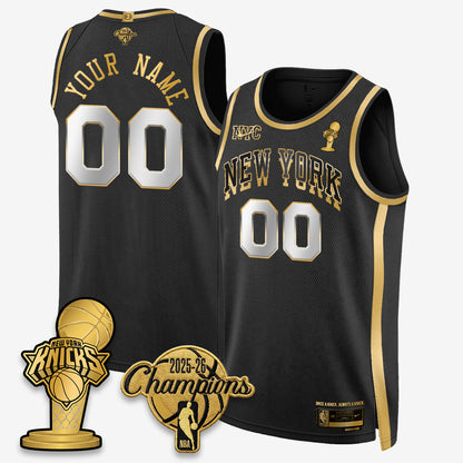 NYK 2026 Basketball Champions Vapor Custom Jersey - Stitched n3